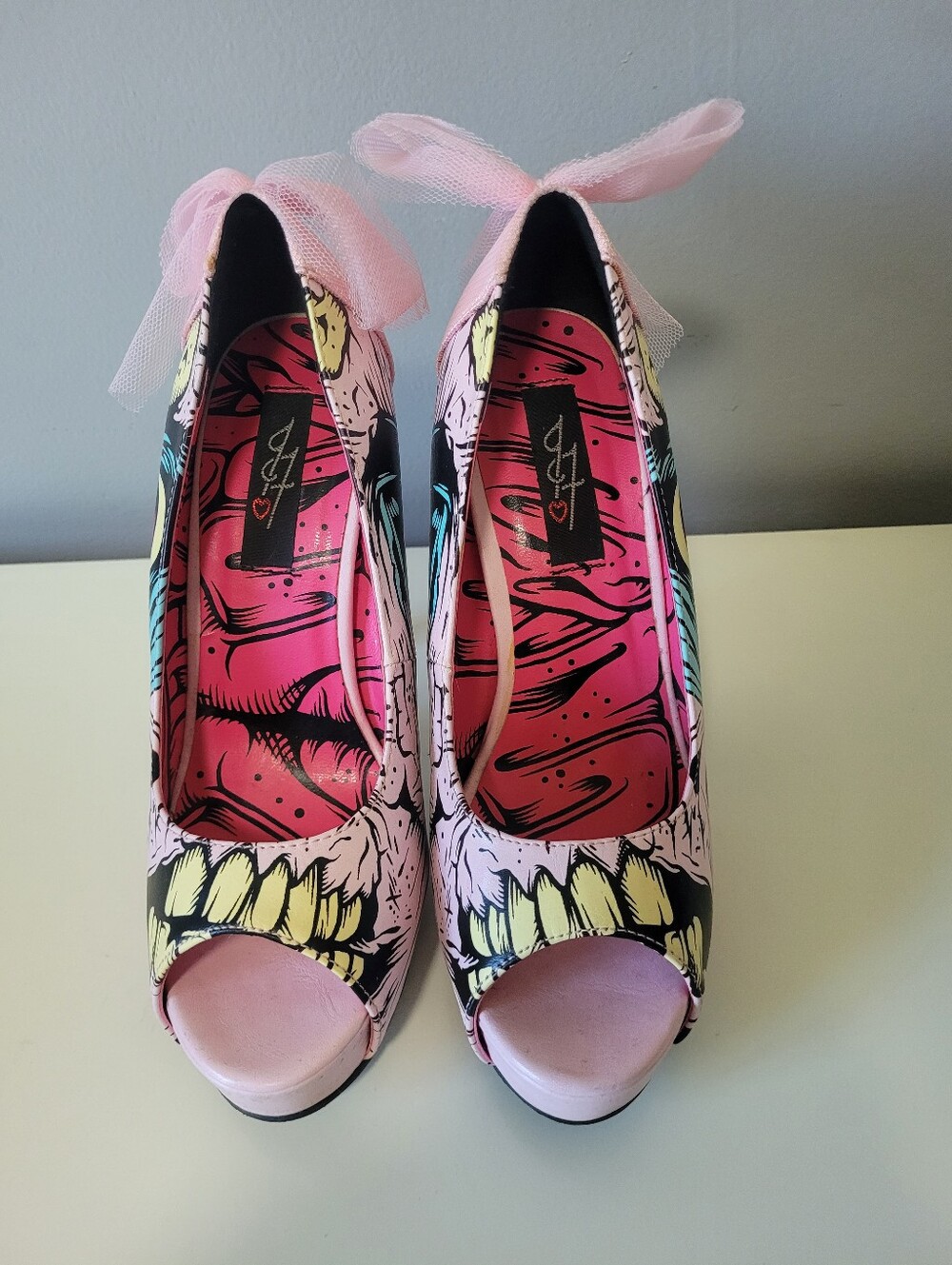 Iron Fist Grave Dancer Platform Heels, Size 5 - Picture 2 of 11